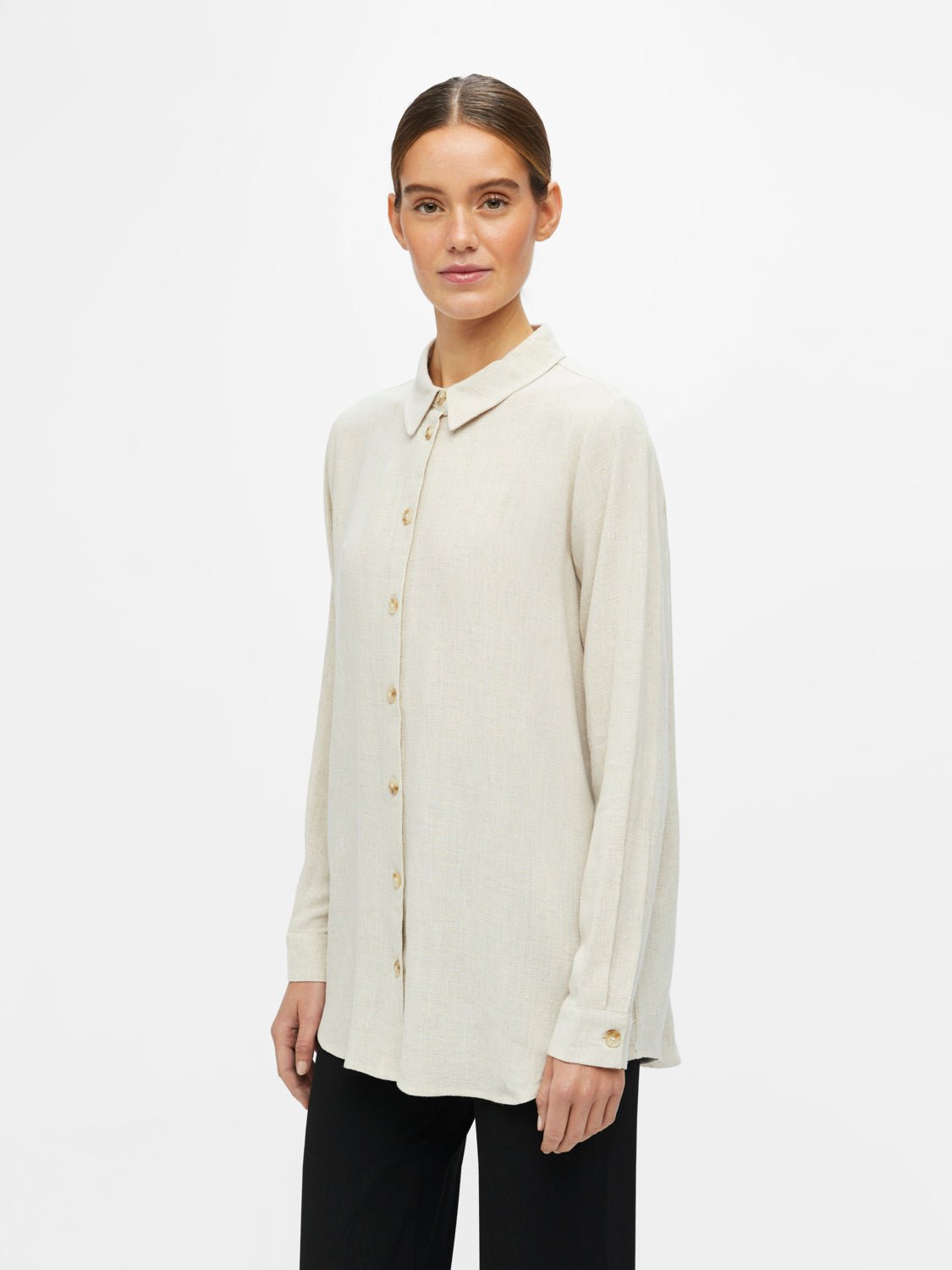 OBJSANNE Shirts - Sandshell - VERO MODA & VILA Bergvik